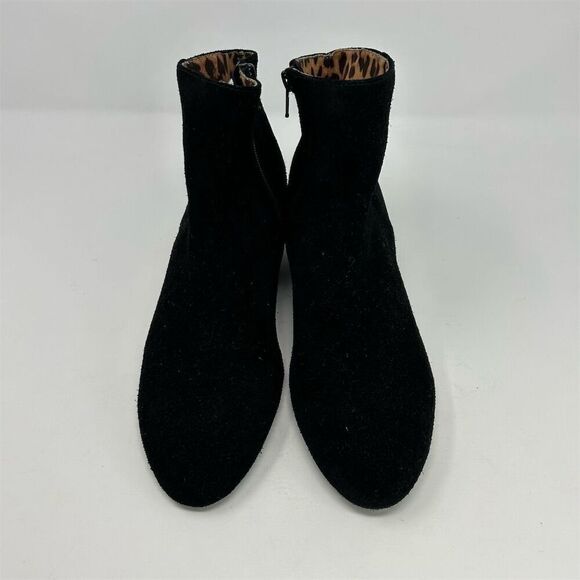 Seychelles Women's Black Suede Ankle Booties Size 8.5 Casual Wedge Fall - Picture 4 of 13